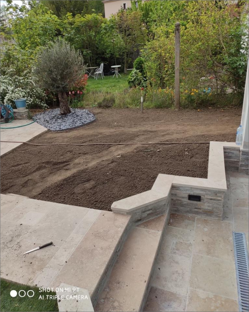 Forets Et Jardin Dile De France Amenagement Exterieur Chaville Creation Jardi Avant 1